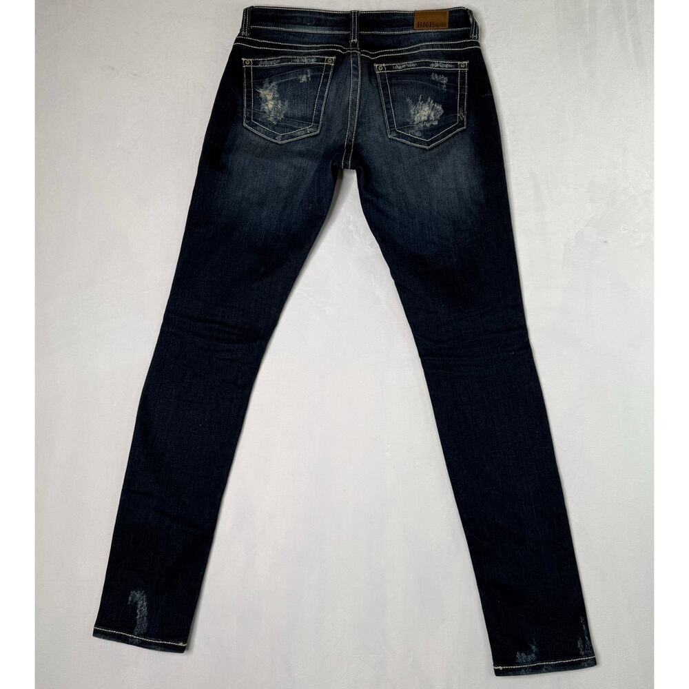 Buckle BKE Sabrina Distressed Stretch Medium Wash Jeans Size 28R   Style# ABK253 - Picture 5 of 15